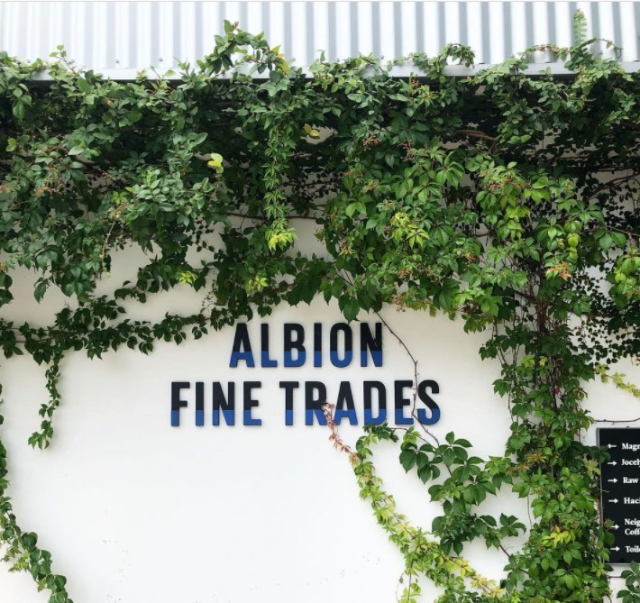 Find us at Albion Fine Trades!