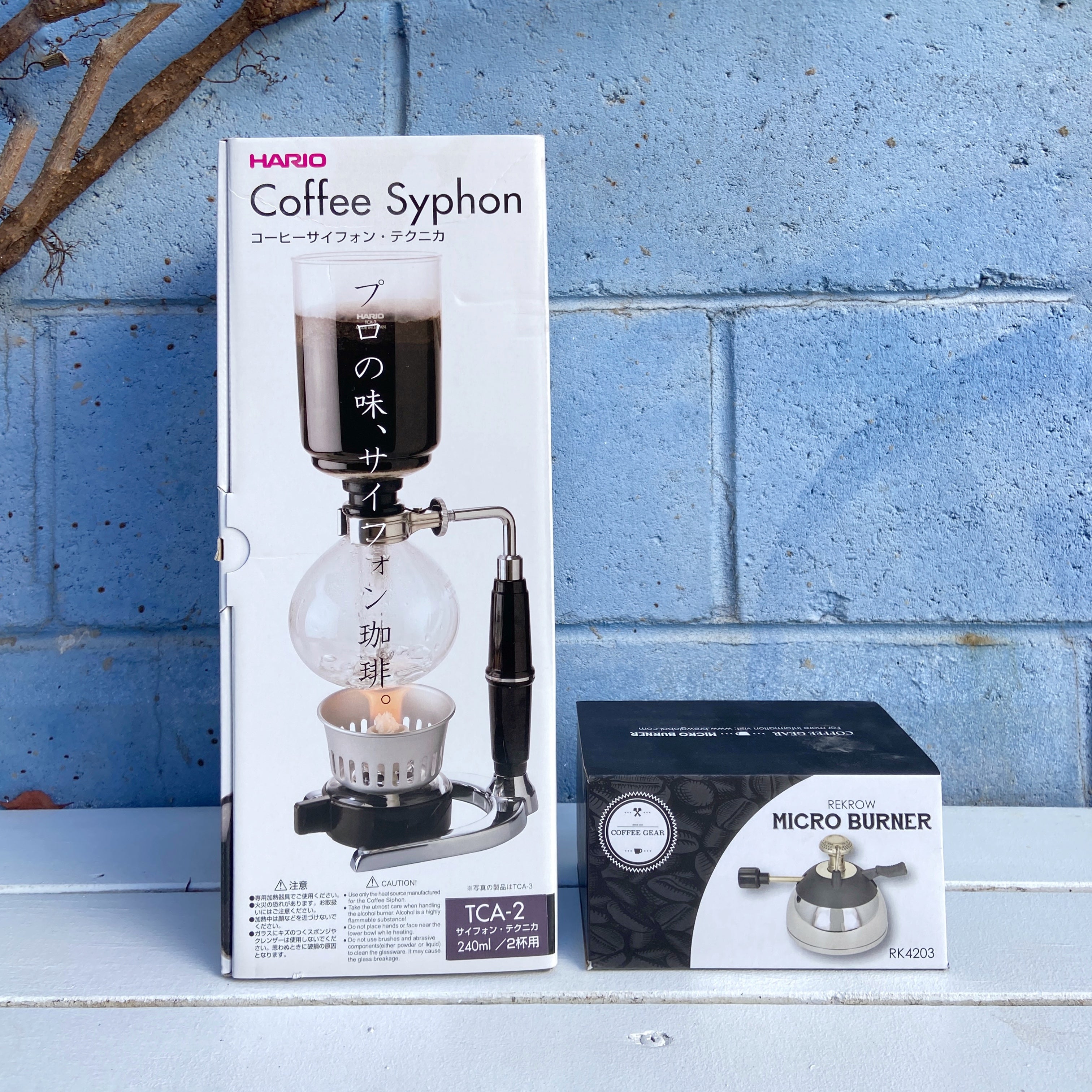 Coffee Syphon by Hario Elegance Micro Burner (Rekrow